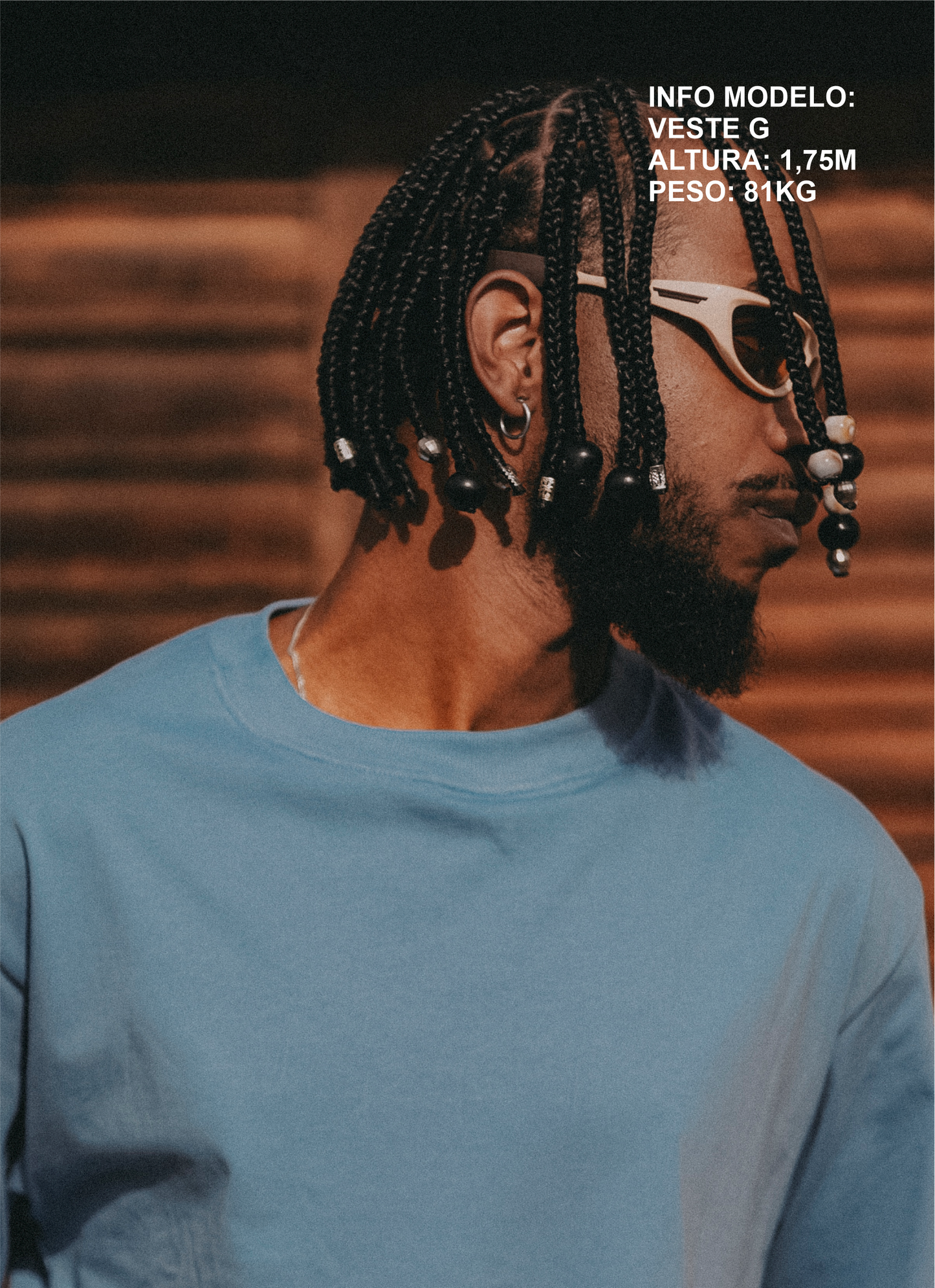 Oversized SORTE Blue