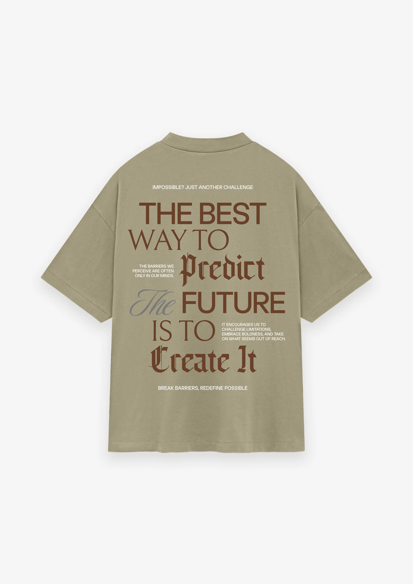 CAMISETA OVERSIZED IMPOSSIBLE