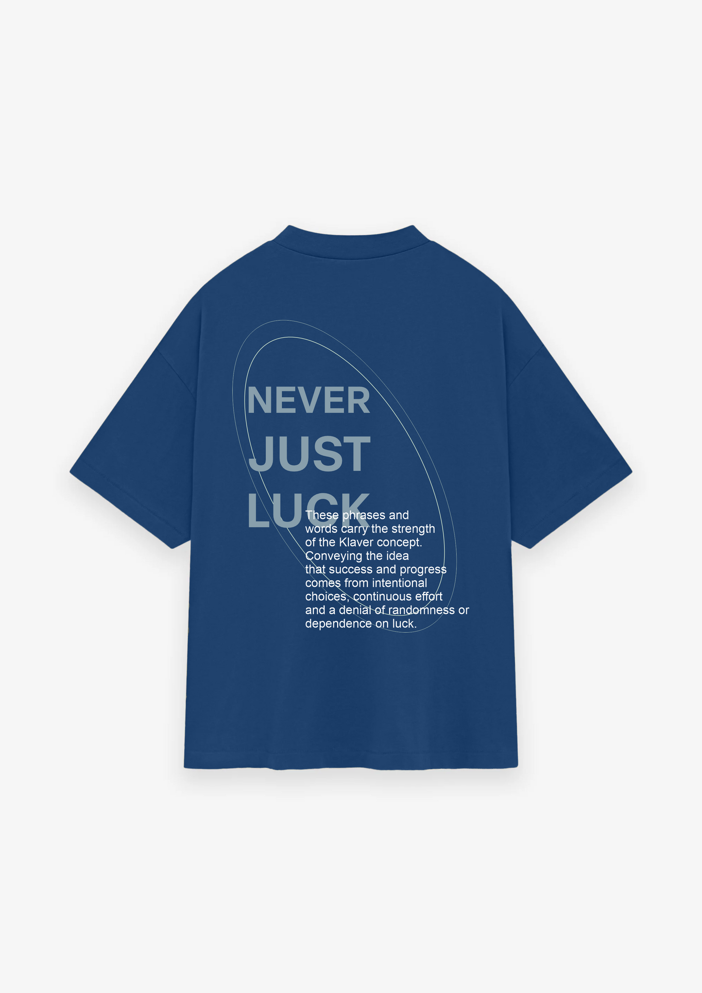 CAMISETA OVERSIZED NEVER JUST LUCK