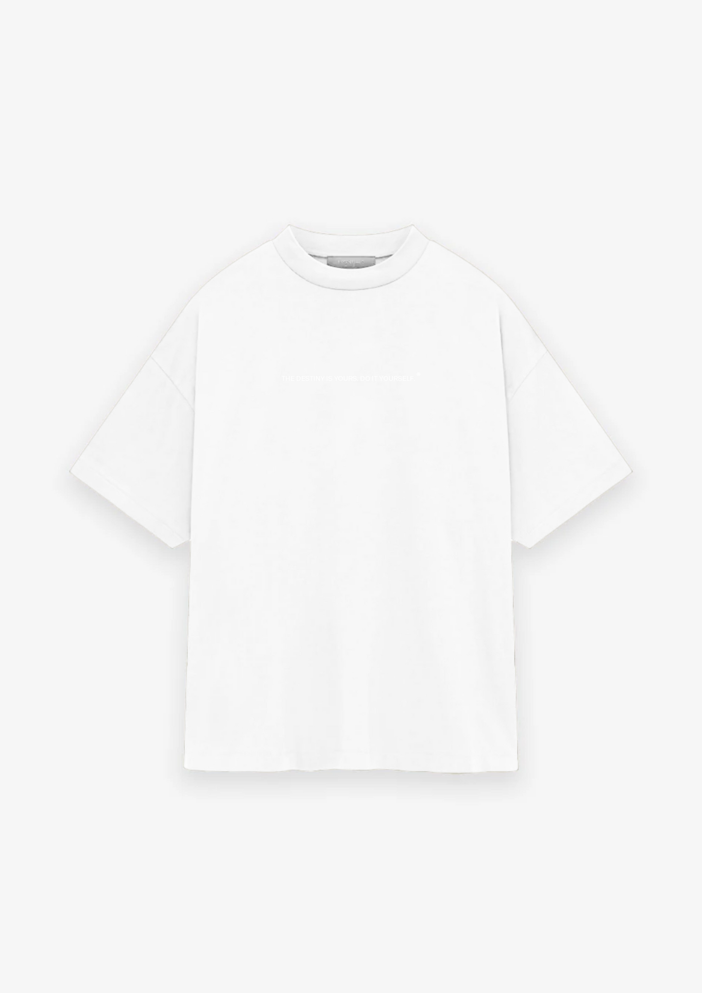 CAMISETA OVERSIZED NEVER LEFT IT TO FATE