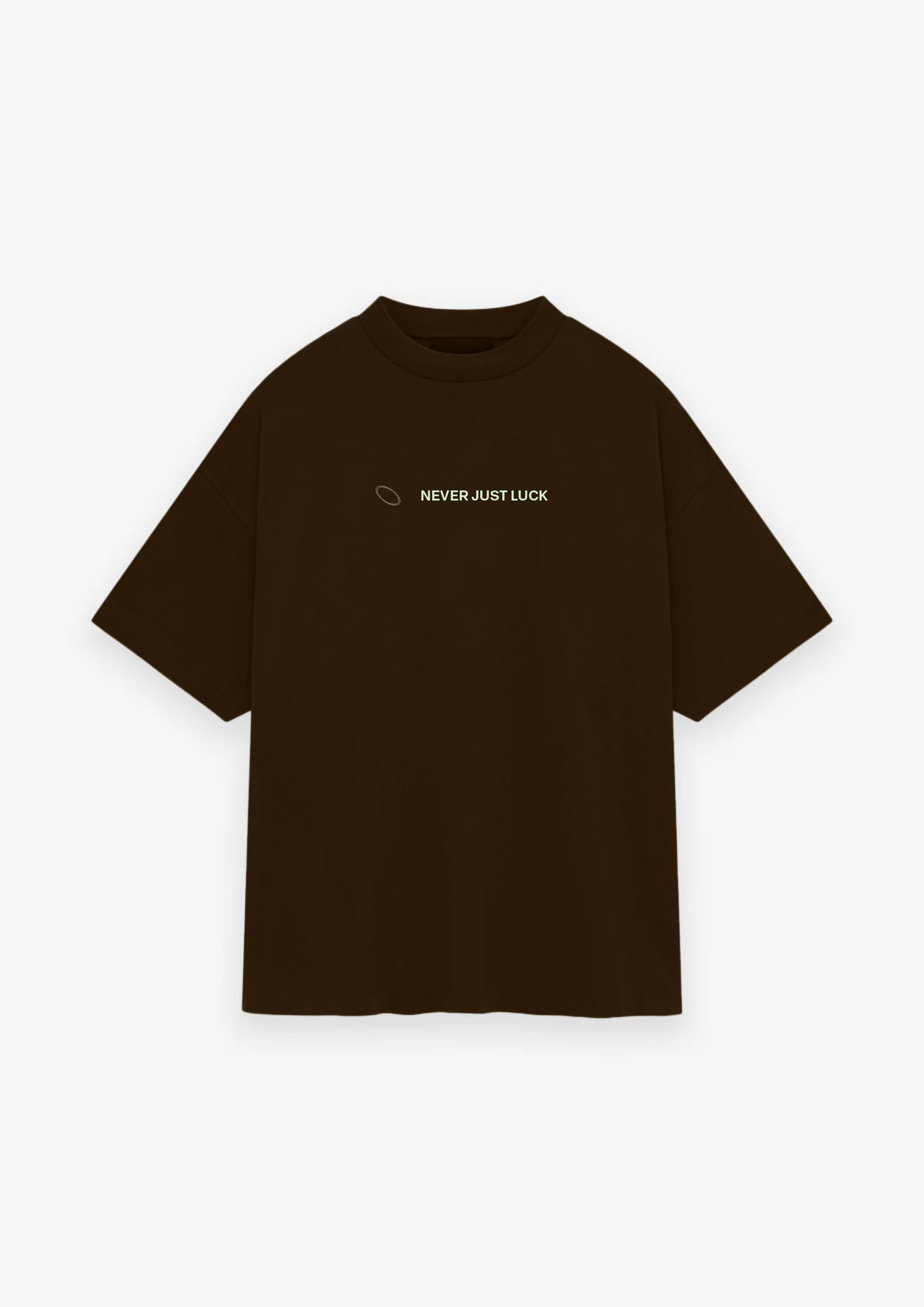 CAMISETA OVERSIZED NEVER JUST LUCK