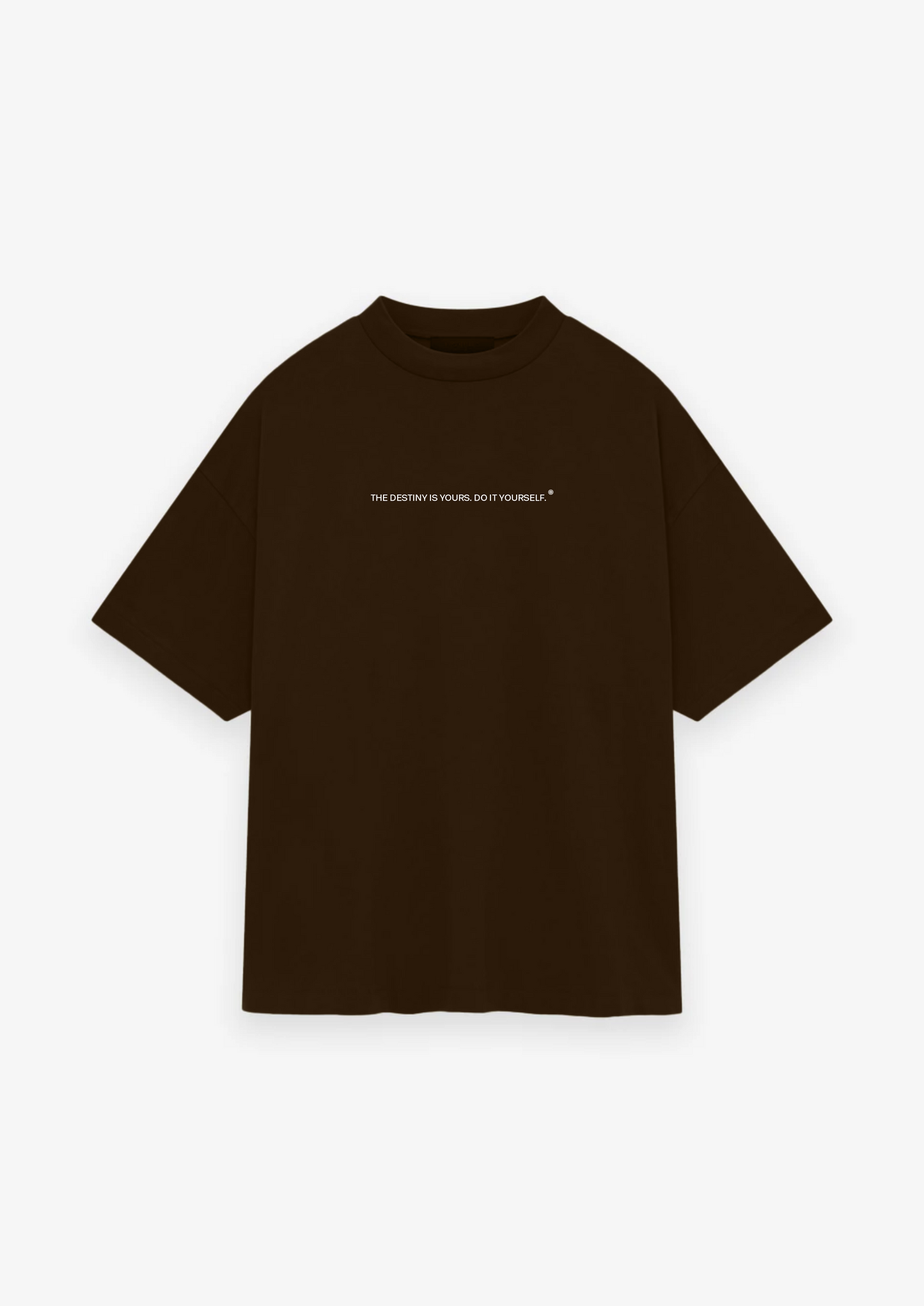 CAMISETA OVERSIZED NEVER LEFT IT TO FATE