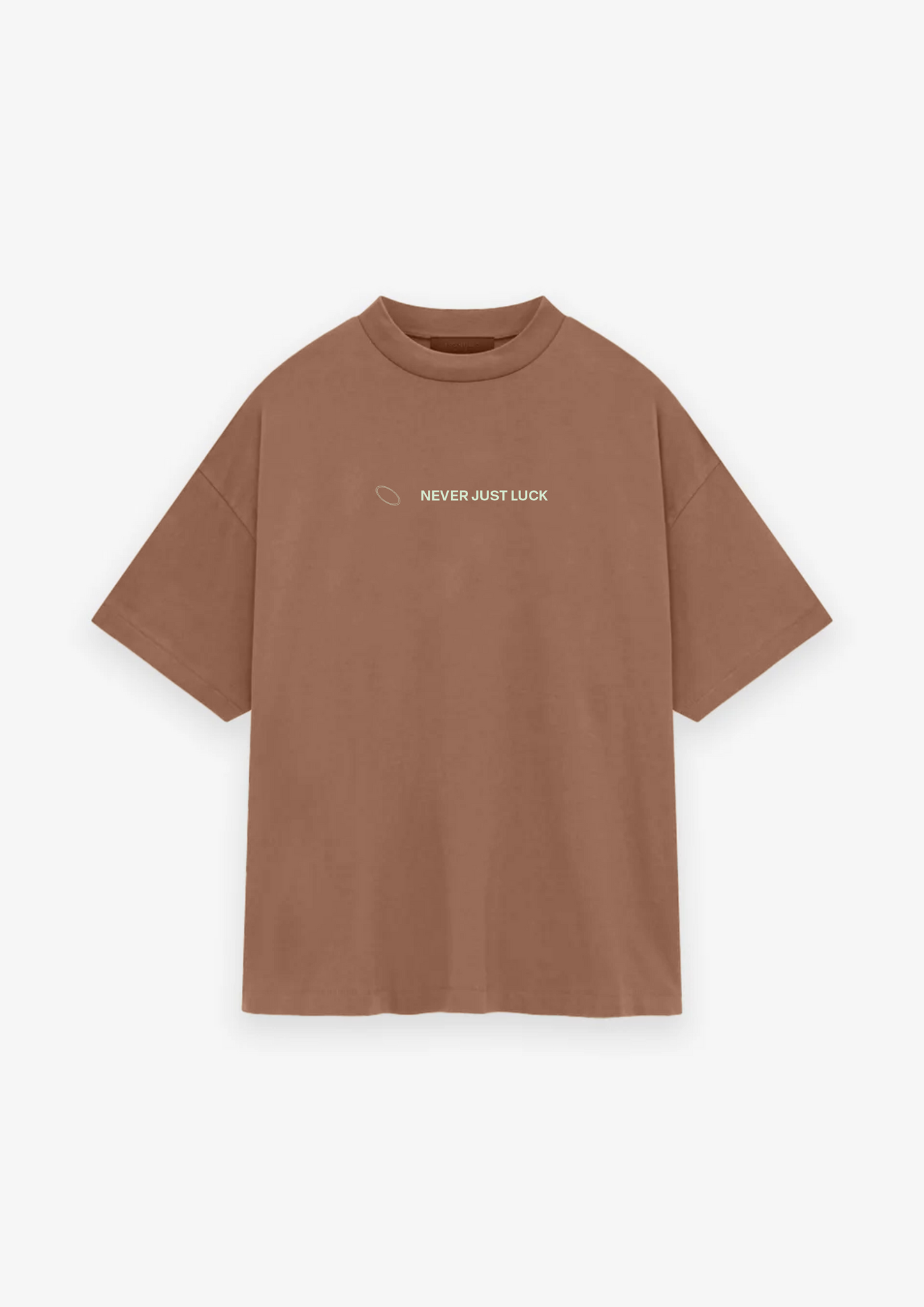 CAMISETA OVERSIZED NEVER JUST LUCK