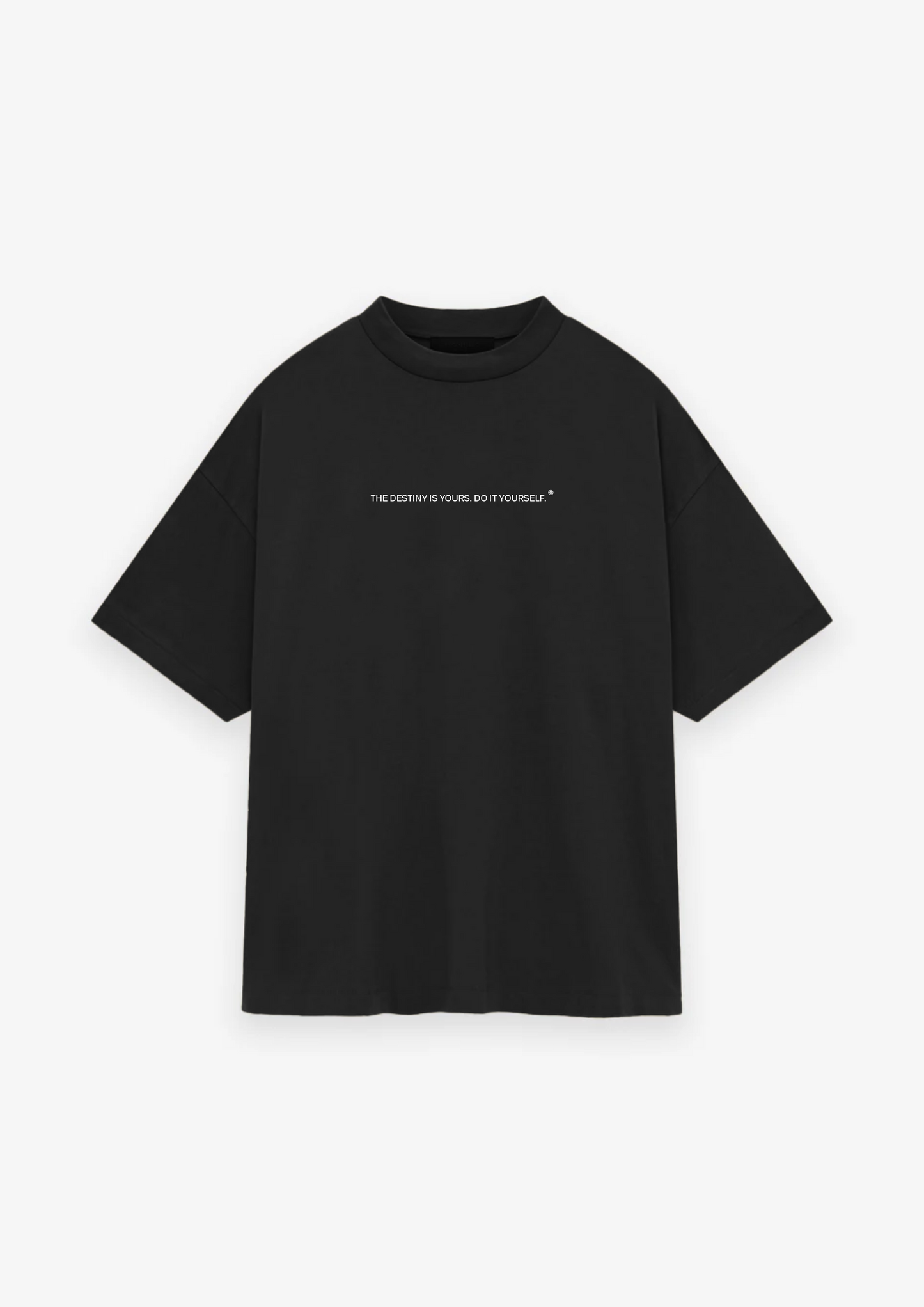 CAMISETA OVERSIZED NEVER LEFT IT TO FATE