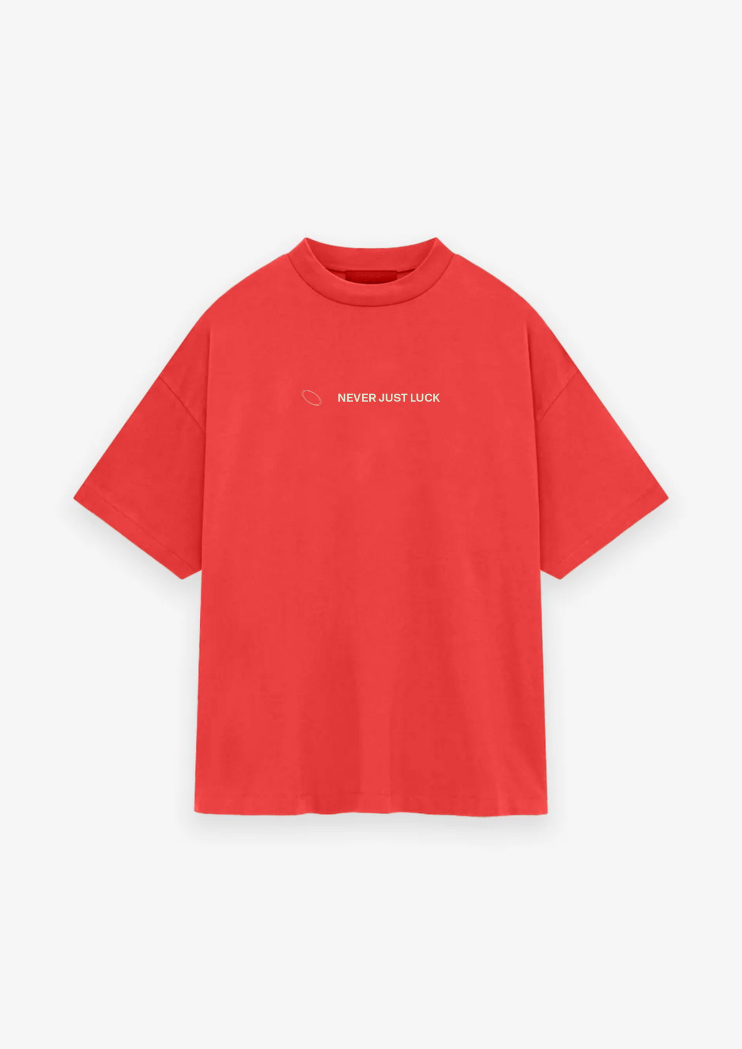 CAMISETA OVERSIZED NEVER JUST LUCK