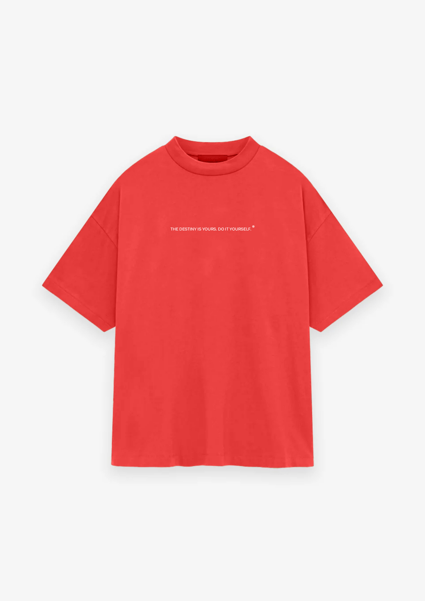 CAMISETA OVERSIZED NEVER LEFT IT TO FATE