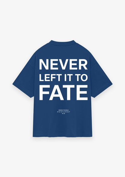 CAMISETA OVERSIZED NEVER LEFT IT TO FATE