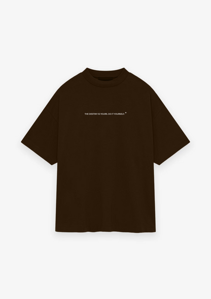 CAMISETA OVERSIZED NEVER LEFT IT TO FATE