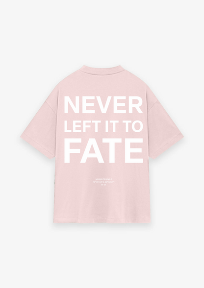 CAMISETA OVERSIZED NEVER LEFT IT TO FATE