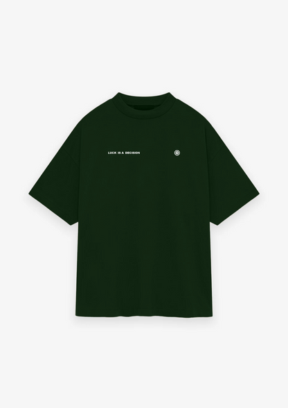 CAMISETA OVERSIZED LUCK IS A DECISION