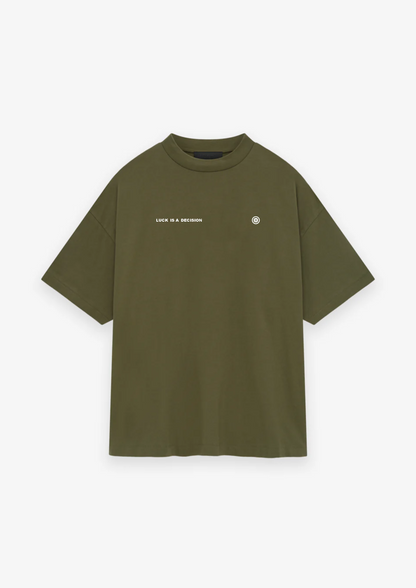 CAMISETA OVERSIZED LUCK IS A DECISION