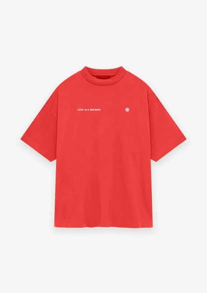 CAMISETA OVERSIZED LUCK IS A DECISION